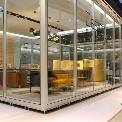 China China Modern Movable Decorative Partition Wall Office Soundproof Compartment for sale