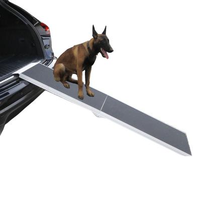 China Sustainable Aluminum Pet Ramp / Car Dog Ramp Steps for sale