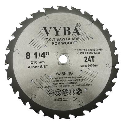 China Cutting Cutting Effect 210mm Long Life Cutting Wood Circular Saw Blade for sale