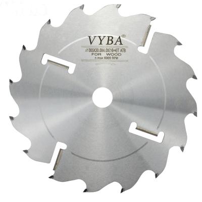 China Cutting Effect 305mm (16+4) Thick T CTT Kerf Circular Rip Saw Blades With Rakers for sale