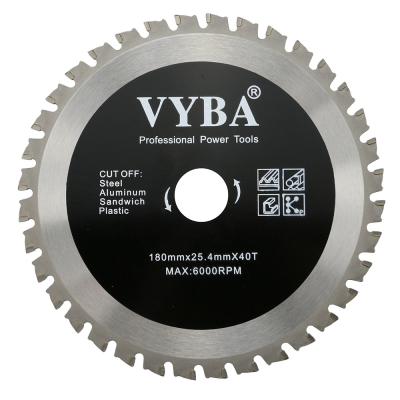 China Steel Cutting 180mm 40T Steel Cutting Saw Blade Fit For Makita Circular Saw for sale