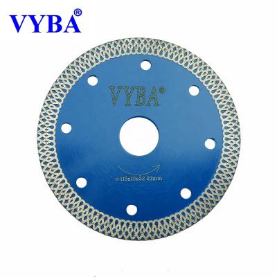 China Turbo Wave Hot-Pressed Marble Diamond Saw Blade Cutting for sale