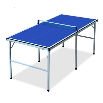 China Best square steel tube hot sale price light folded cheap folding tables mini ping pong table kids ping pong tables china for sale