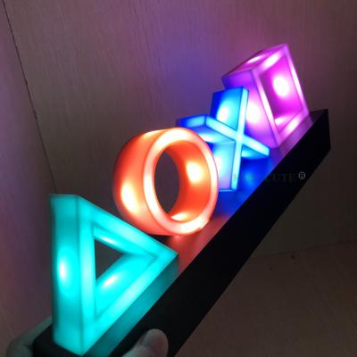 China Garden 2021 Modern Best Selling Acrylic Neon Light Sign Lighting Atmosphere Game Icon Light Mood Flash Lamp Decoration for sale