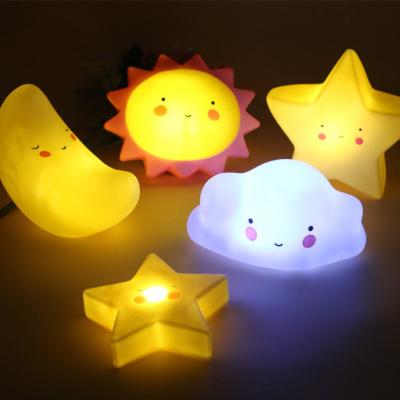 China Hot Sale Modern Cute Cloud Night Light Various Shapes Silicone Night Light For Kids Room for sale