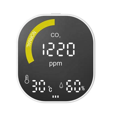 China Indoor Portable CO2 Monitor Pm2.5 Air Quality Monitor Pm2.5 CO2 Air Quality Monitor Carbon Dioxide Air Quality Monitor Pollution Detector for sale