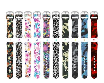 China 20mm Rubber Watchband Lightweight Sports Watch Straps For Samsung Galaxy Watch4 Smart Watch Strap 22MM for sale