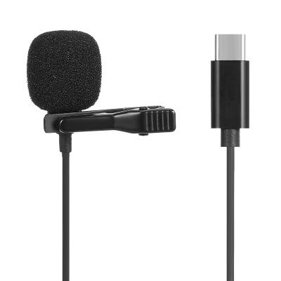 China Lavalier Microphone Type Detachable Earphone PC Laptop Phone Mic Mini Portable Lavalier Microphone For Lapel C Mini Condenser With Cable Microphone for sale