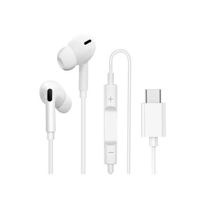 China In-Ear Type-C To Cheap Wired Handsfree Wired Headset Headset Earphone Gaming Earphone Type C Earphone for sale