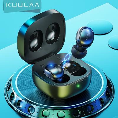 China Wireless Connection Feeling Lightweight KUULAA 2021 Mini Mobile Phone Noise Reduction Earphone BT Earphone Tws Radio 5.0 Earbuds for sale