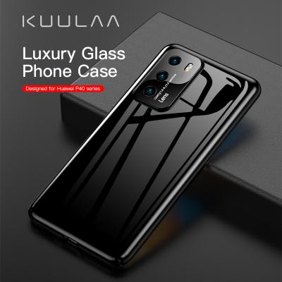 China Built-in Protection For Huawei P40/P40 Pro 2020 Mobile Accessories Phone Case Mirror Clear Custom Cool Designer Luxury Phone Case for sale