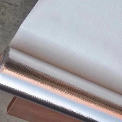 China Contemporary Woven Fabric Insulation Aluminum Foil , Aluminum Foil Heat Insulation Fabric for sale