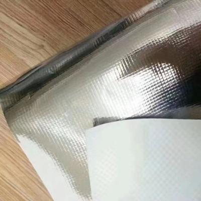 China Contemporary Foil Woven Fabric Foil Coating Fabric Insulation Blanket Pallets Fabric For Cold Chain Packaging for sale