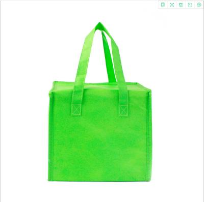 China Hot Sale Reclycled Large Capacity Portable Cooler Bag Lamination Thermal Cooler Bag for sale