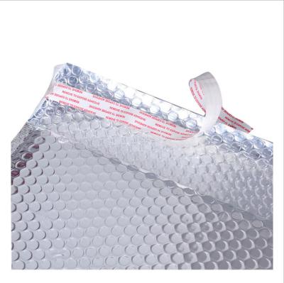 China Custom Metallic Decorative Padded Bubble Mailer Customized Fence Bubble Mailer for sale