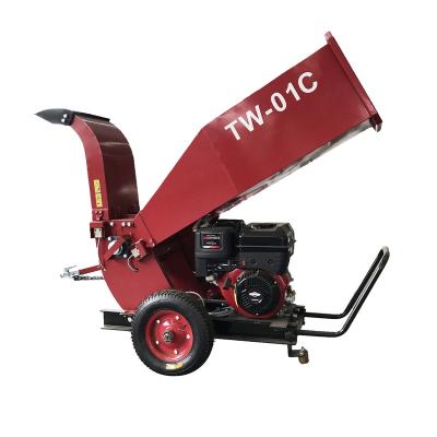 China Mobile Towable Farms Wood Chipper With Gasoline Engine for sale