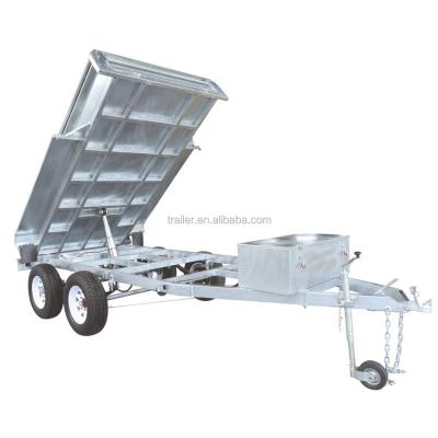 China Heavy Duty Hydraulic Tipping Car Trailer Trailer (10x5) for sale