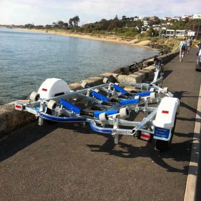 China Hot Dipped Galvanized Inflatable Boat Trailer Boat Trailer Kit for sale