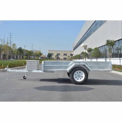 China High quality hot dipped galvanized 7x4 car trailer welded box trailer for sale folding car trailer for sale