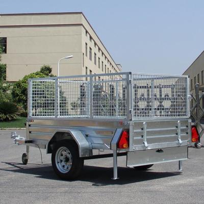 China Car Trailer 5X3 6X4 7X5 8X5 10X5 Bolted Galvanized Box /ATV /Utility/Car Trailer for sale