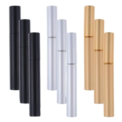 China 5ml Cosmetic Aluminum Empty Eyeliner Tubes With Mascara Liquid Refillable Container Portable Eyelash Growth Bottle Lip Gloss Vials for sale