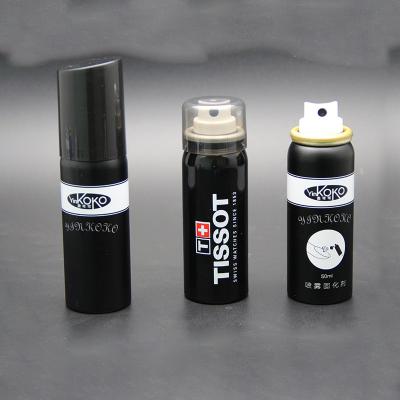 China New Design 50ml 100ml 150ml Bottle Chemical Aluminum Aerosol Can Spray Bottle Aluminum Aerosol Can for sale