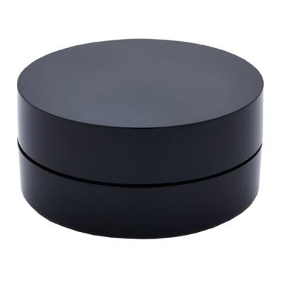 China Custom PS/AS Eye Face Cream Jar Wholesale Empty Luxury Black Round Cosmetic Cream Jar for sale