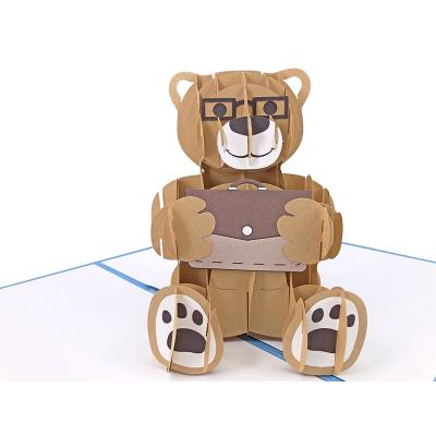 China Europe Pop Up Bear Father's Day Greeting Card With Music In Stock A Special Dad 3d AG10 *3pcs W.P. - ML0028 Guangdong Winpsheng hosted for sale