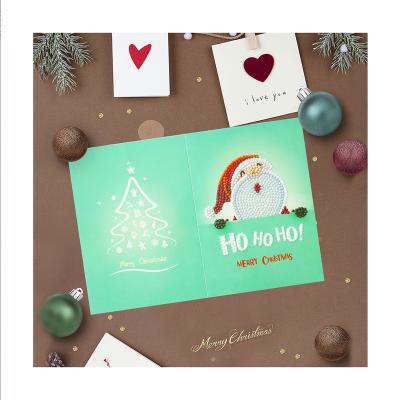 China Europe Wholesale Diamond Dotz DIY 5d Christmas Ornaments Painting Handmade Greeting Gift Voucher for sale