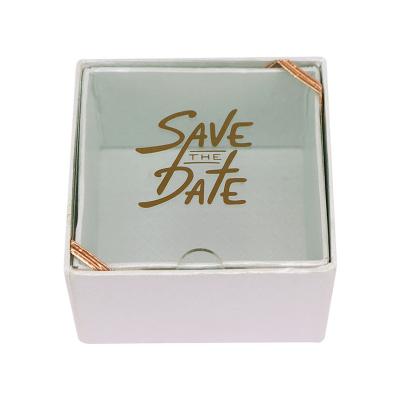 China Acrylic Favor Box Europe Keepsake Box Wedding Craft Paper Wedding Invitation Silk Printing Custom Paper Cutting Printing for sale