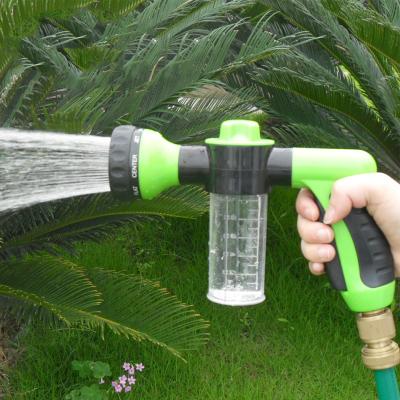 China Soft Handle 8 In 1 High Pressure Foam Jet Car Wash Water Gun Car 8 Function Foam Gun for sale