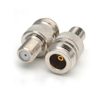 China RF Factory Directly Sell 50ohm RF Female Straight Connector N RF Adapter To Female F Jack Adapter for sale