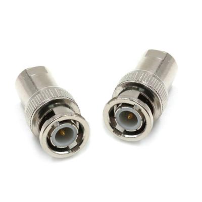 China High Performance Full RF Coaxial Brass RF BNC Male To FME Male Connector for sale