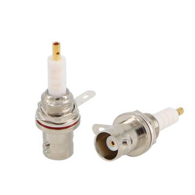 China Full RF Brass High Voltage RF Coaxial Connector 5000V 3000V SHV Female Connector For RG59 Cable for sale