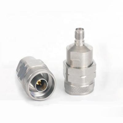 China High Performance Stainless Steel RF SMA Straight Coaxial RF Female To N Male Connector for sale