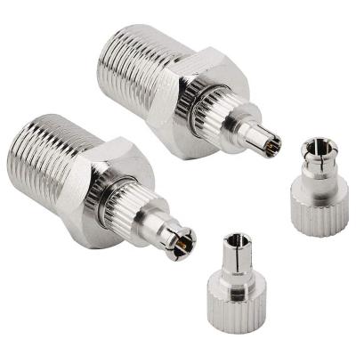 China RF F Female To Male TS9 CRC9 Coaxial Female RF Plug Nickel Plated Straight Connector for sale