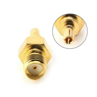 China RF RP-SMA Female Jack CRC9 to Male RF Plug Adapter Connector Link Coaxial Cable Adapter for sale