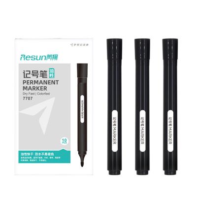 China Professional Design Pen Paint Marker Black Floating Pen Single Oil Based Marker for sale