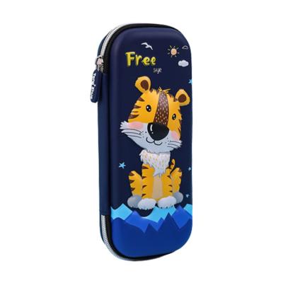 China Original Factory Cartoon Version Wholesale 3D Boy Girl Cartoon School Pencil Case for sale