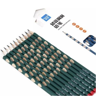 China office & Professional School Pencil Design Students Writing Grip Corrective Pencil For Kids for sale