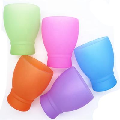 China New Eco-friendly Sustainable Food Grade Silicone Wine Mug For Travel Silicone Cup for sale