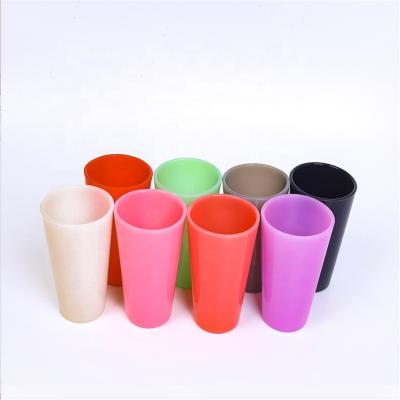 China Viable Silicone Wine Cup Cocktail Water Beer Tea Mug Drinkware Mugs Candy Color for sale