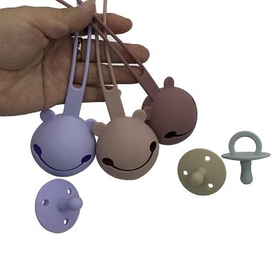 China Free Custom Cute Nipple Holder Clip Soother BPA Silicone Pacifier Cover Box Baby Pacifier Dummy Case for sale