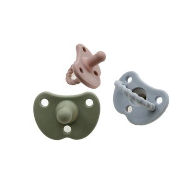 China New Design BPA Free Silicone Baby Soother Dummy Pacifier With Nature Nipple for sale