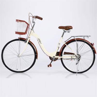 China Popular City Bike Wholesale Best 26 Inch Step Spring Brake City Bicycle For Adult High Carbon Steel Seat City Bike for sale