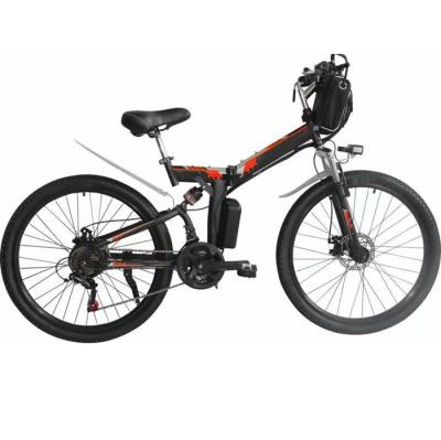 China New Popular Folding City Electric Bike 26 Inch Lithium Battery Mountain Bike Alloy Variable Speed ​​Electric Bike for sale