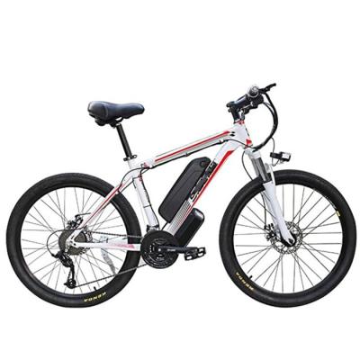 China Factory wholesale 26 inch 48v mountain bicycle one wheel 500w popular sports battery electric city bike for sale for sale