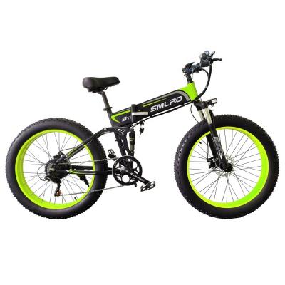 China Hot Selling Aluminum Alloy 500w 1000w Motor Tire E-Bike Fat Bike Electric Mountain Bike Fat Bike For Youth for sale