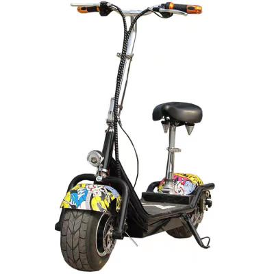 China Wholesale unisex foldable mini electric scooter 9 inch 48v 10ah 1000w portable electric citycoco for adults for sale