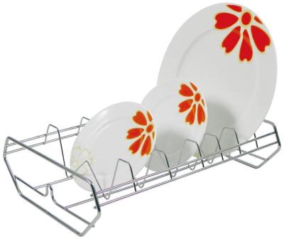 China Durable Single Layer Kitchen Drain Rust Proof Single Layer Dish Rack With Portable Handle for sale